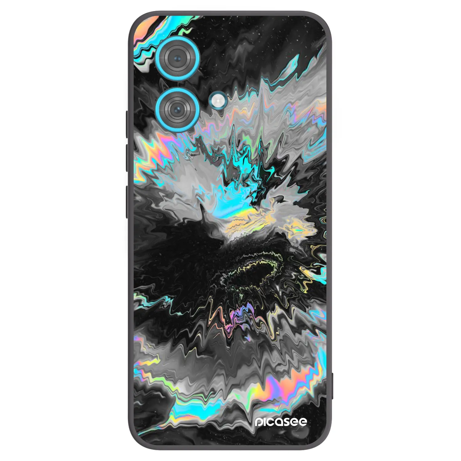 Picasee husă neagră din silicon pentru Motorola Edge 40 Neo - Magnetic