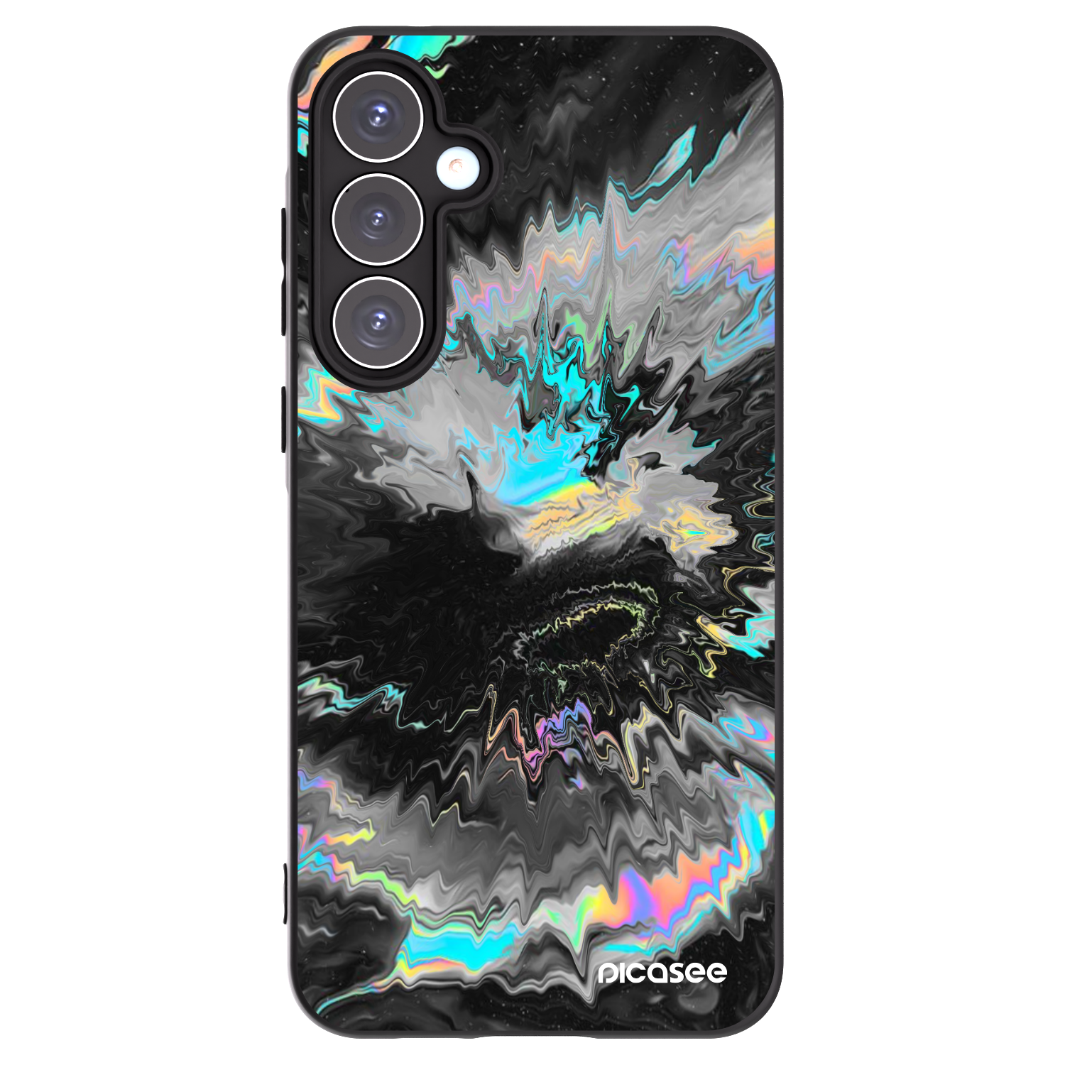 Picasee husă neagră din silicon pentru Samsung Galaxy A55 5G A556B - Magnetic