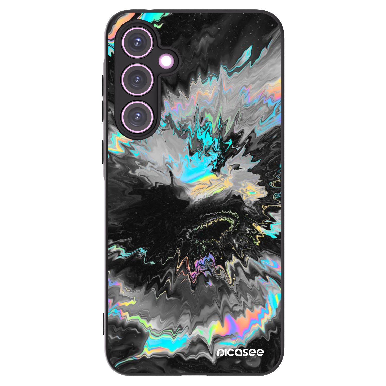 Picasee husă neagră din silicon pentru Samsung Galaxy A35 5G A356B - Magnetic