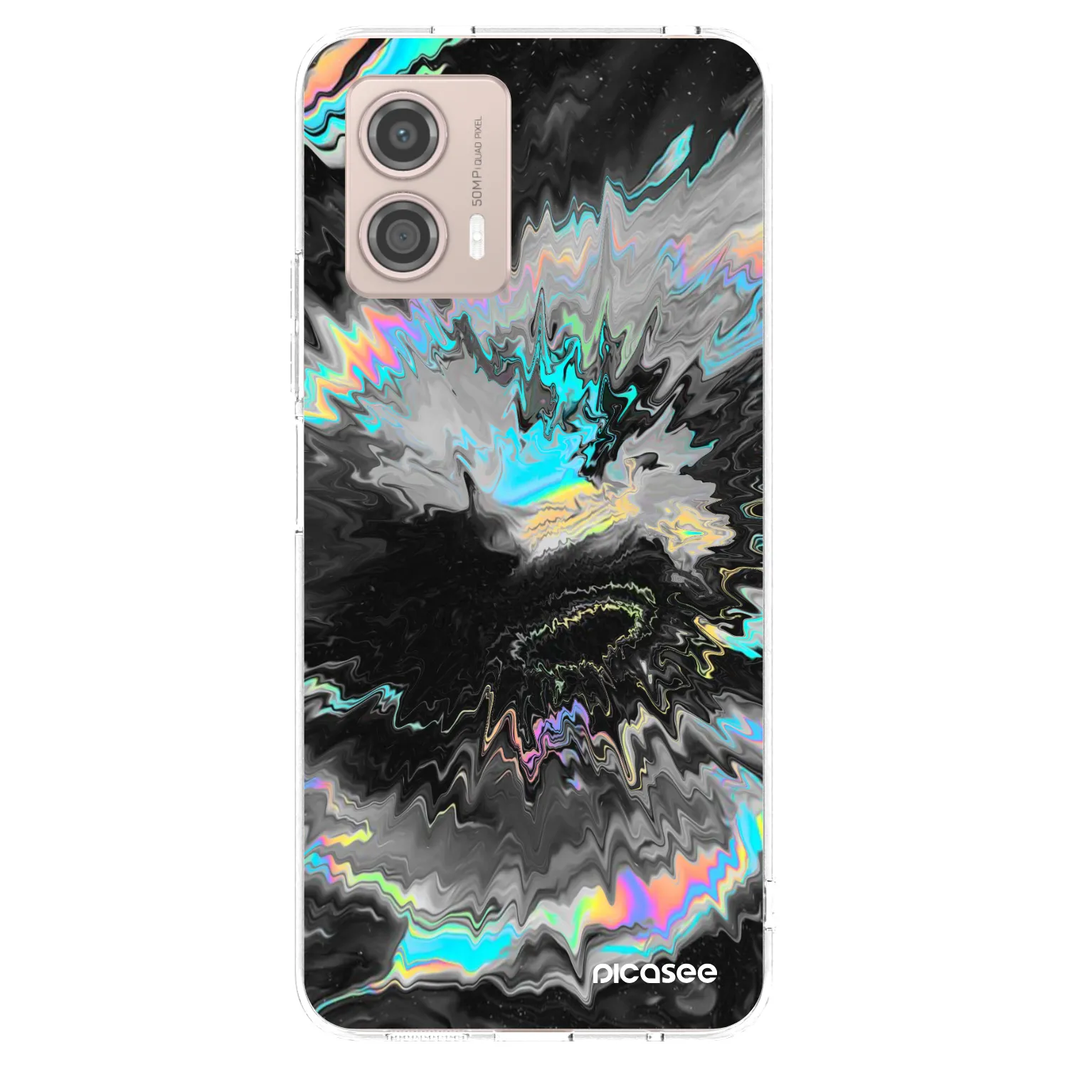 Picasee husă transparentă din silicon pentru Motorola Moto G53 5G - Magnetic