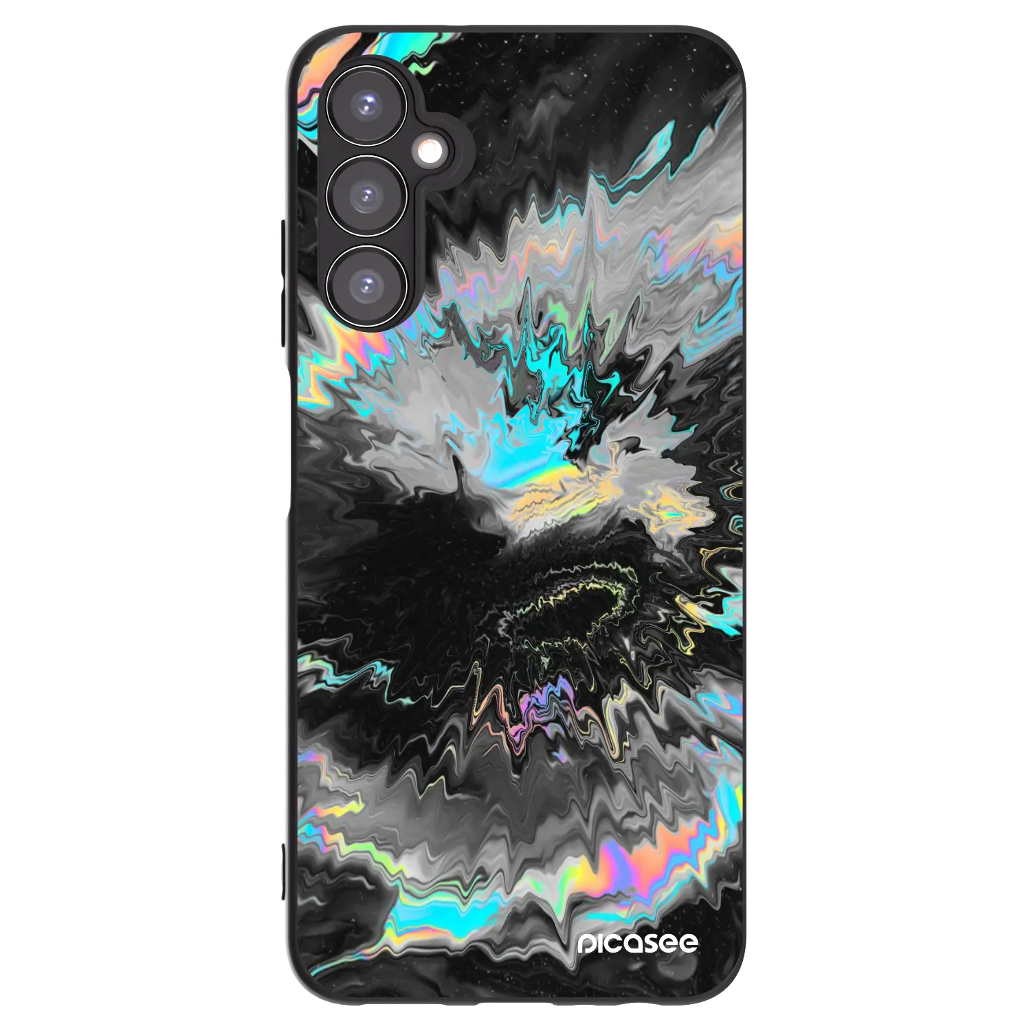 Picasee husă neagră din silicon pentru Samsung Galaxy A05s A057G - Magnetic