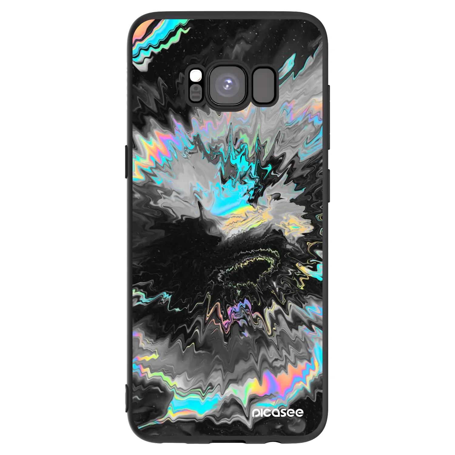 Picasee husă neagră din silicon pentru Samsung Galaxy S8 G950F - Magnetic