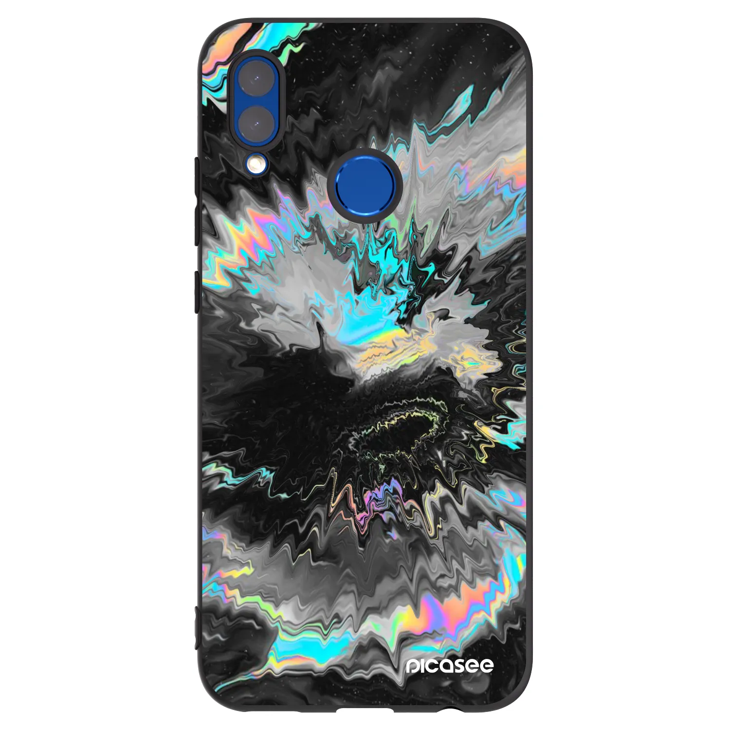 Picasee husă neagră din silicon pentru Honor 10 Lite - Magnetic