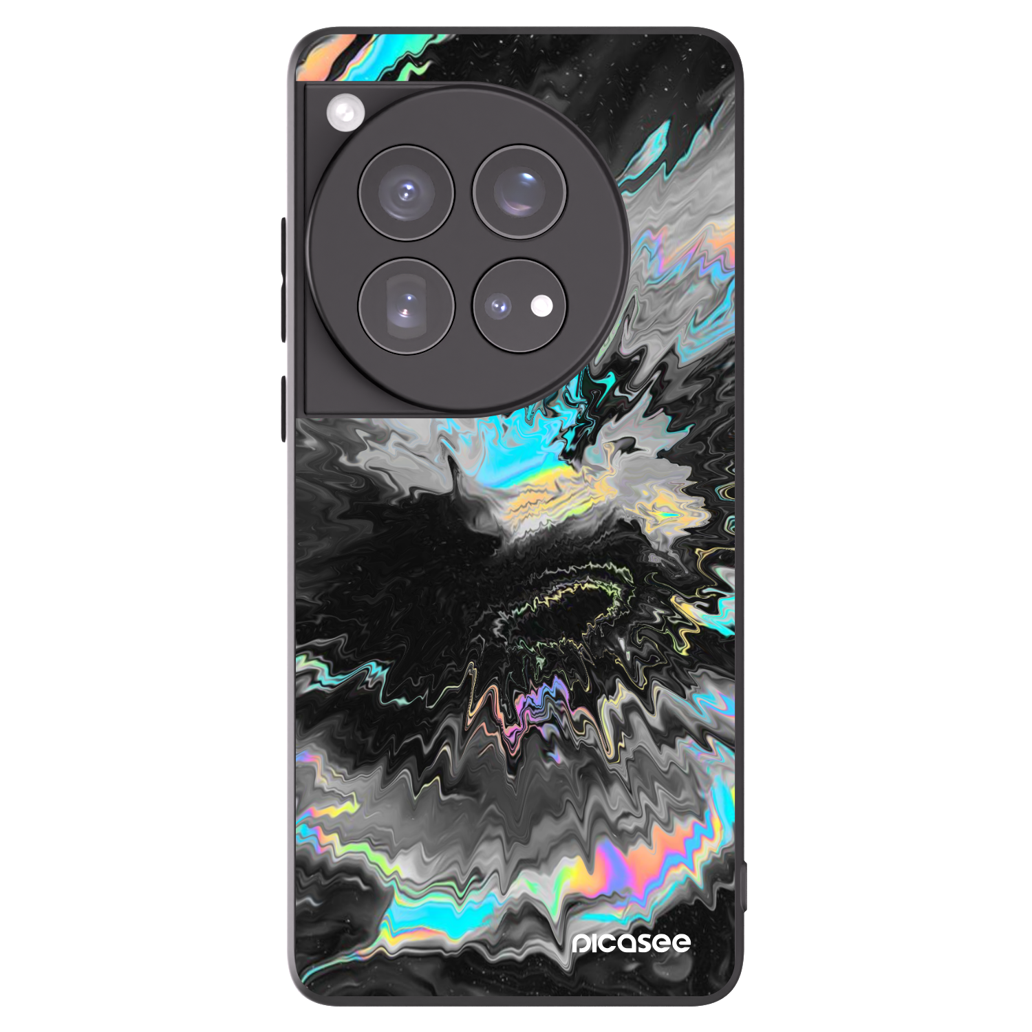 Picasee husă neagră din silicon pentru OnePlus 12 5G - Magnetic
