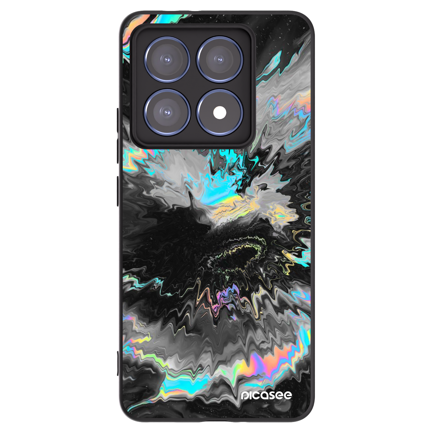 Picasee husă neagră din silicon pentru Xiaomi 14T Pro - Magnetic