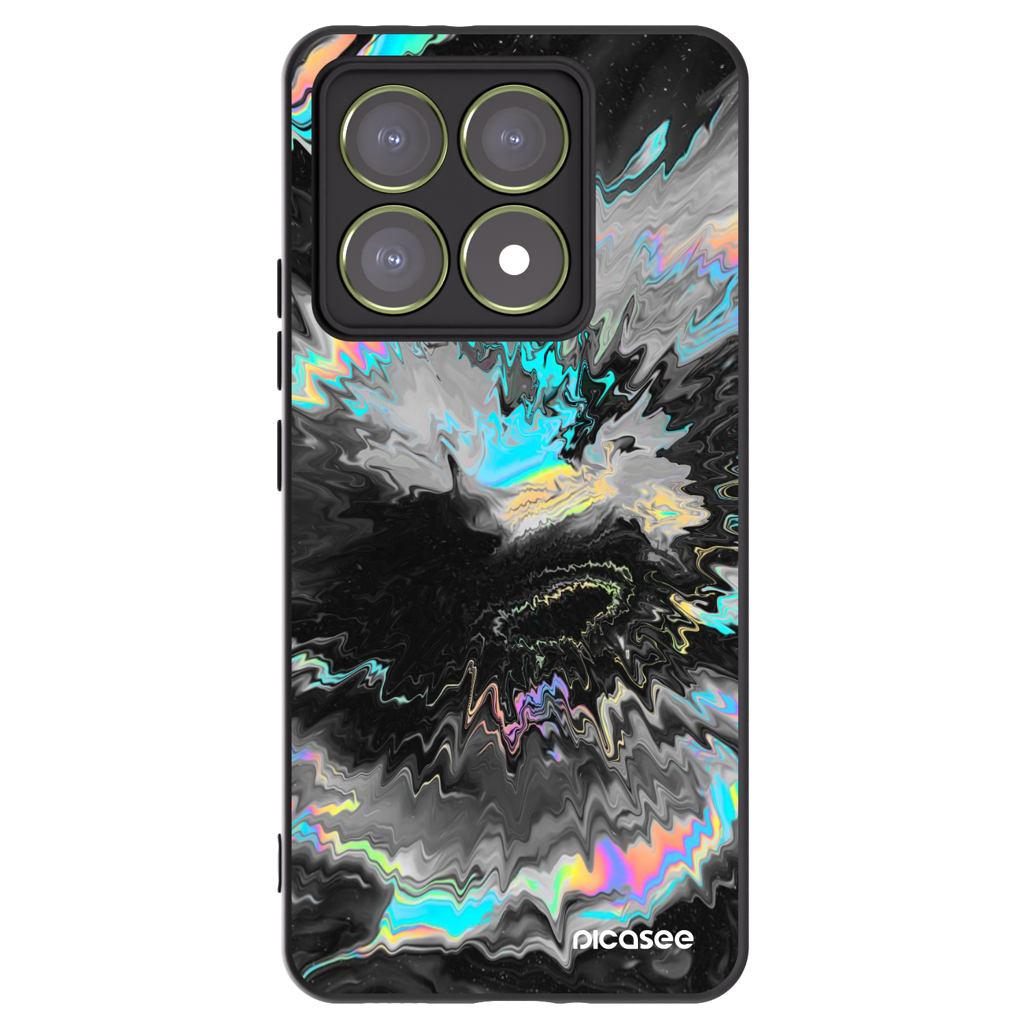 Picasee husă neagră din silicon pentru Xiaomi 14T - Magnetic