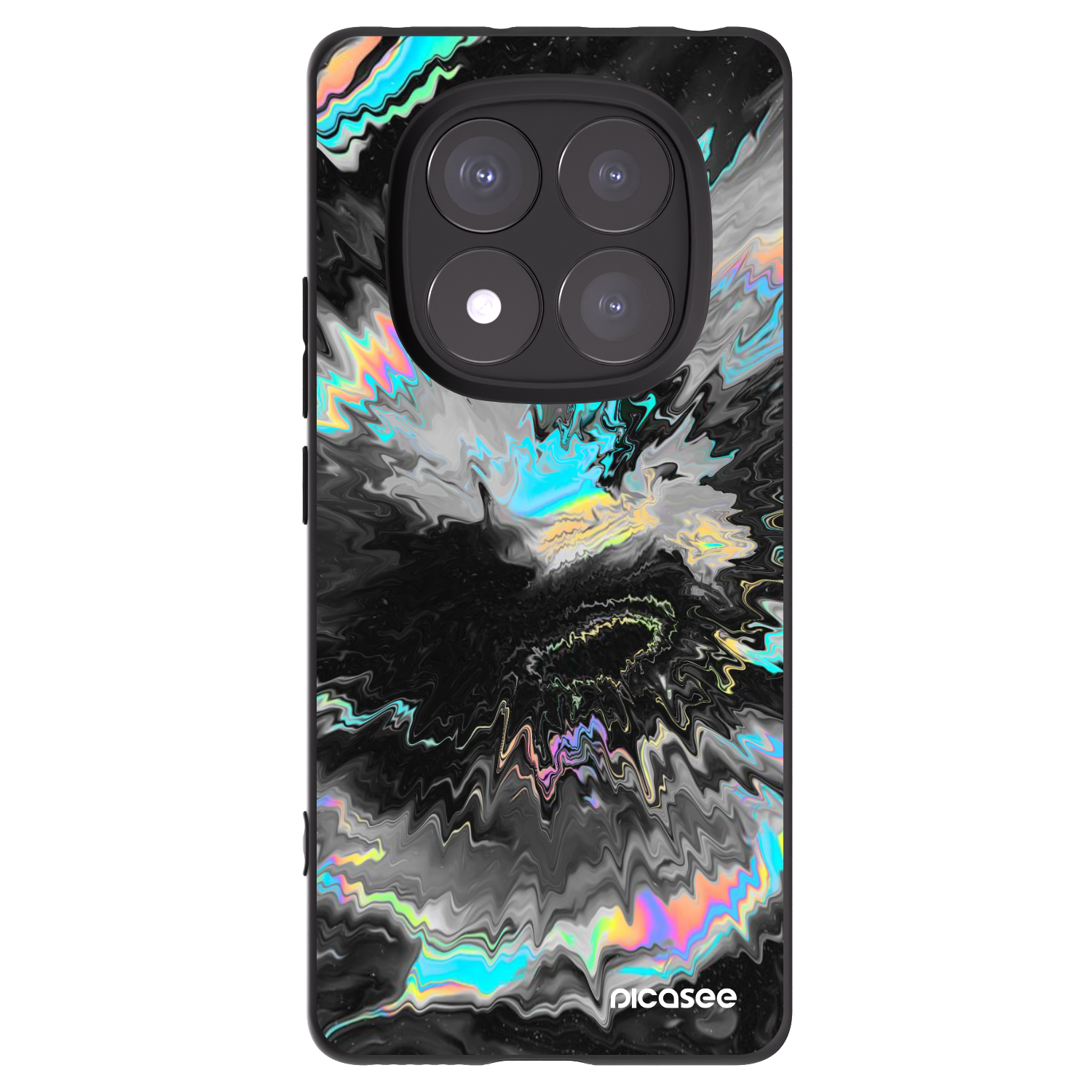 Picasee husă neagră din silicon pentru Xiaomi Redmi Note 14 Pro 5G - Magnetic