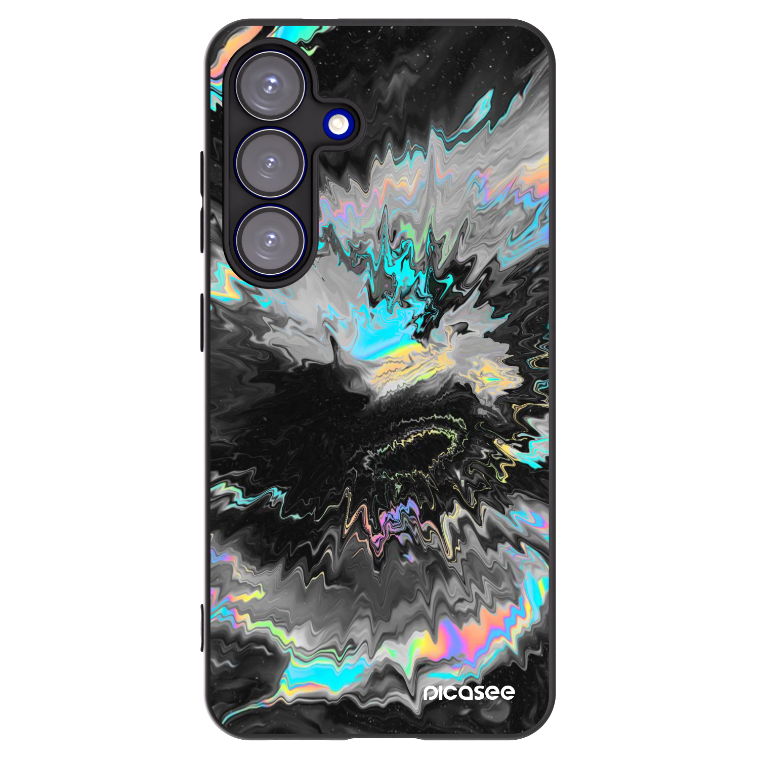 Picasee husă neagră din silicon pentru Samsung Galaxy S25 5G - Magnetic