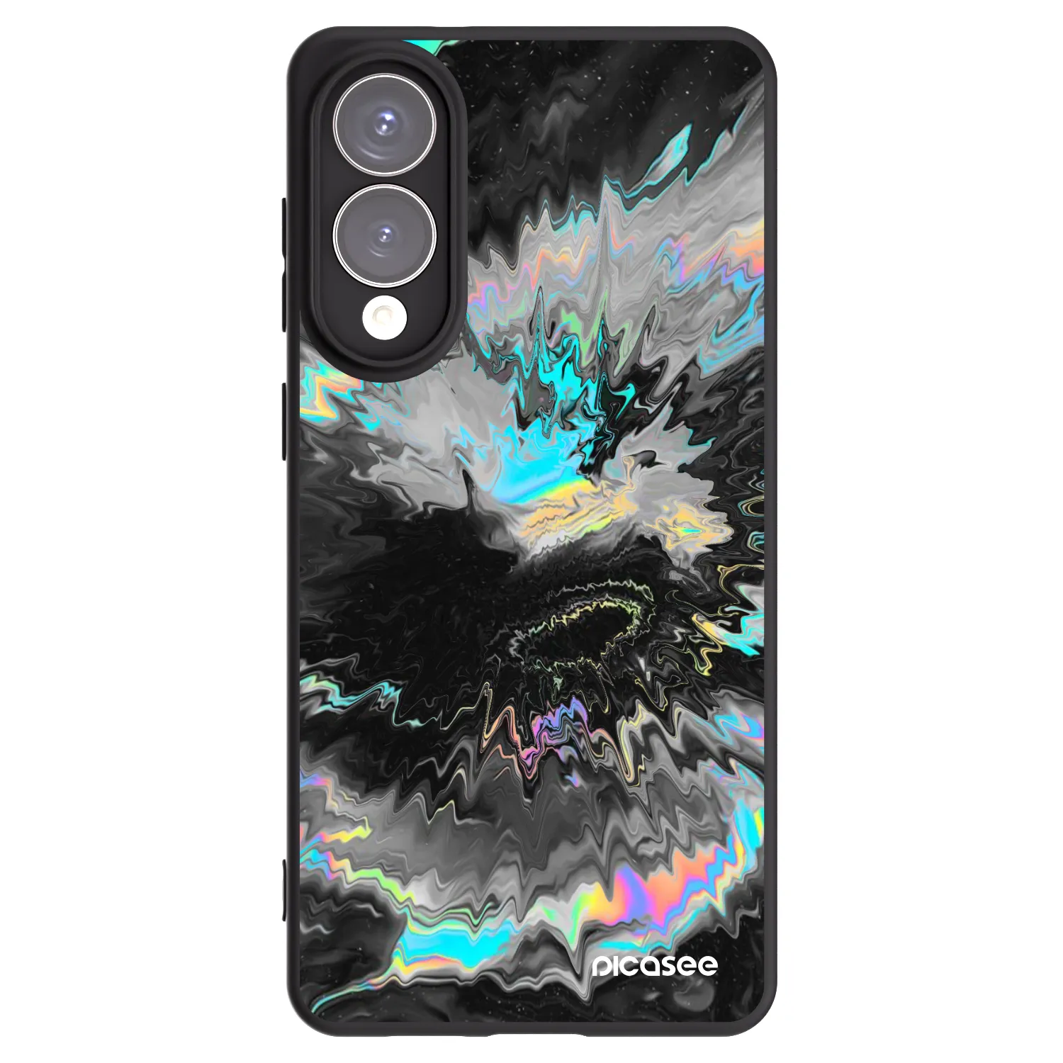 Picasee husă neagră din silicon pentru Samsung Galaxy S25 Edge 5G - Magnetic