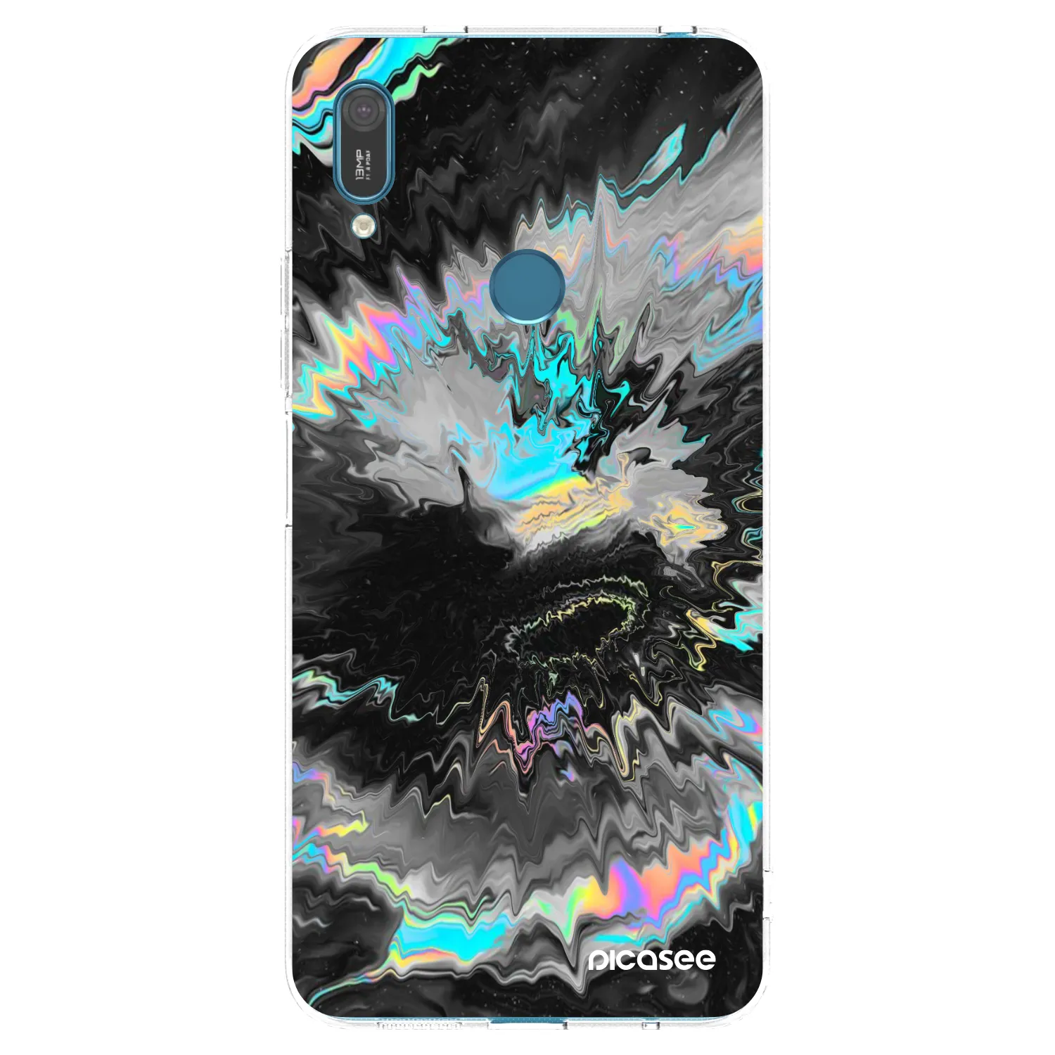 Picasee husă transparentă din silicon pentru Huawei Y7 2019 - Magnetic