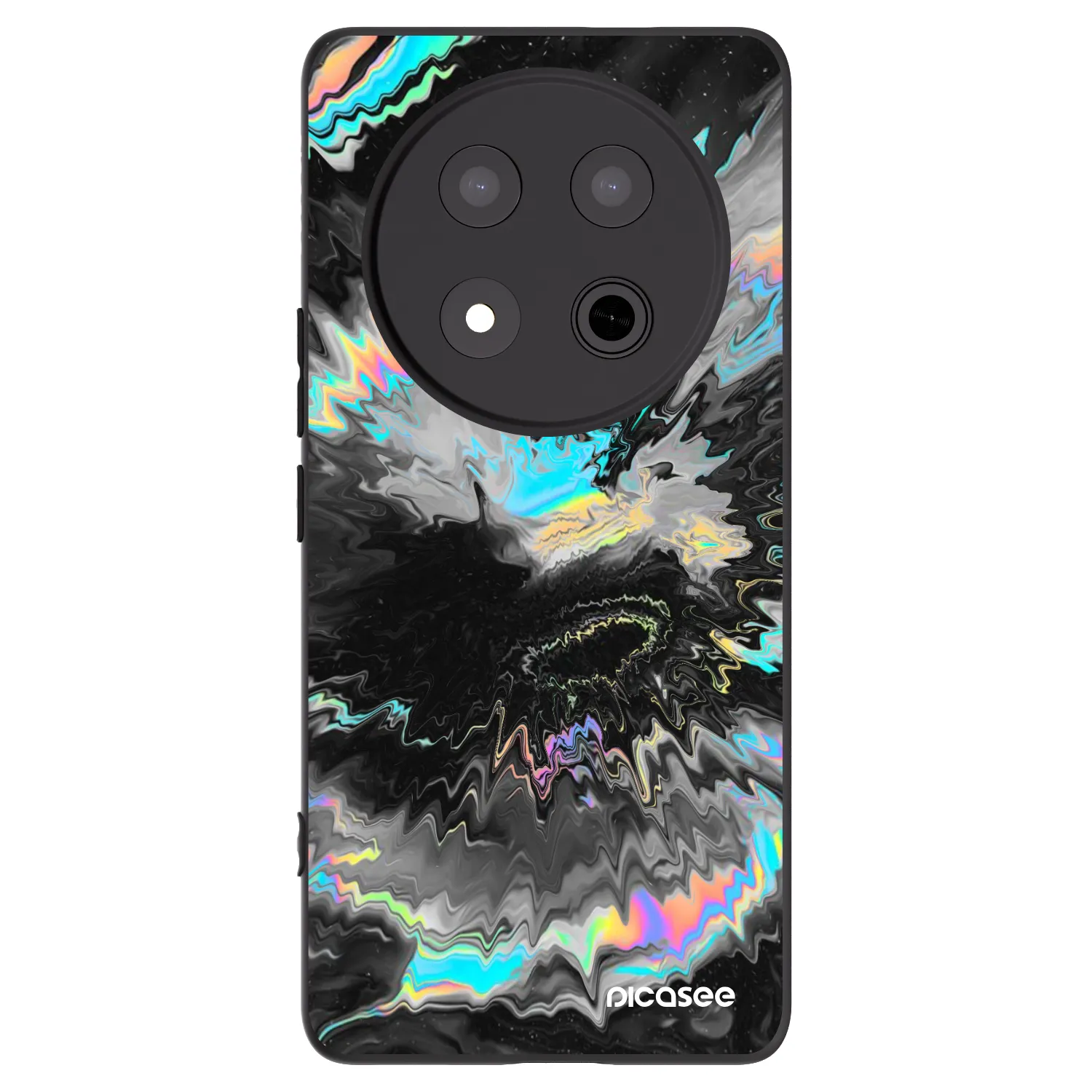 Picasee husă neagră din silicon pentru Honor Magic7 Lite 5G - Magnetic
