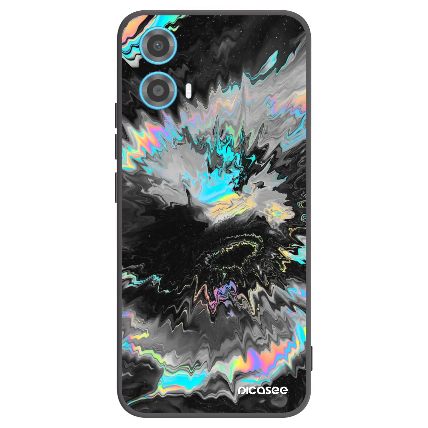 Picasee husă neagră din silicon pentru Motorola Moto G34 5G - Magnetic