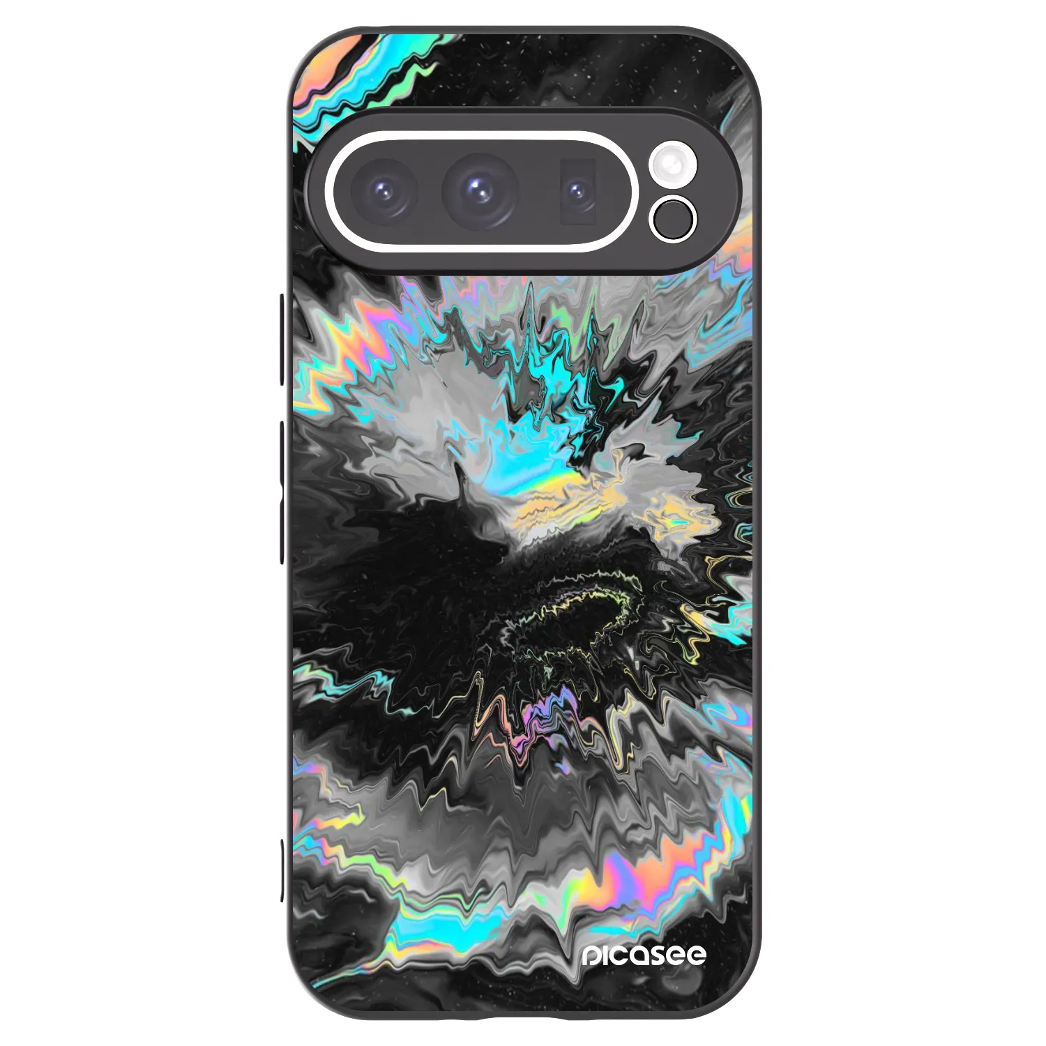 Picasee husă neagră din silicon pentru Google Pixel 9 Pro - Magnetic