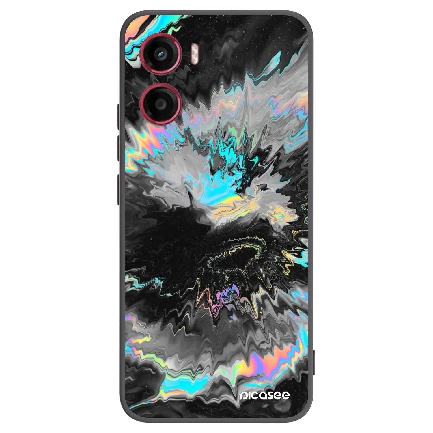 Picasee husă neagră din silicon pentru Motorola Moto G05 - Magnetic