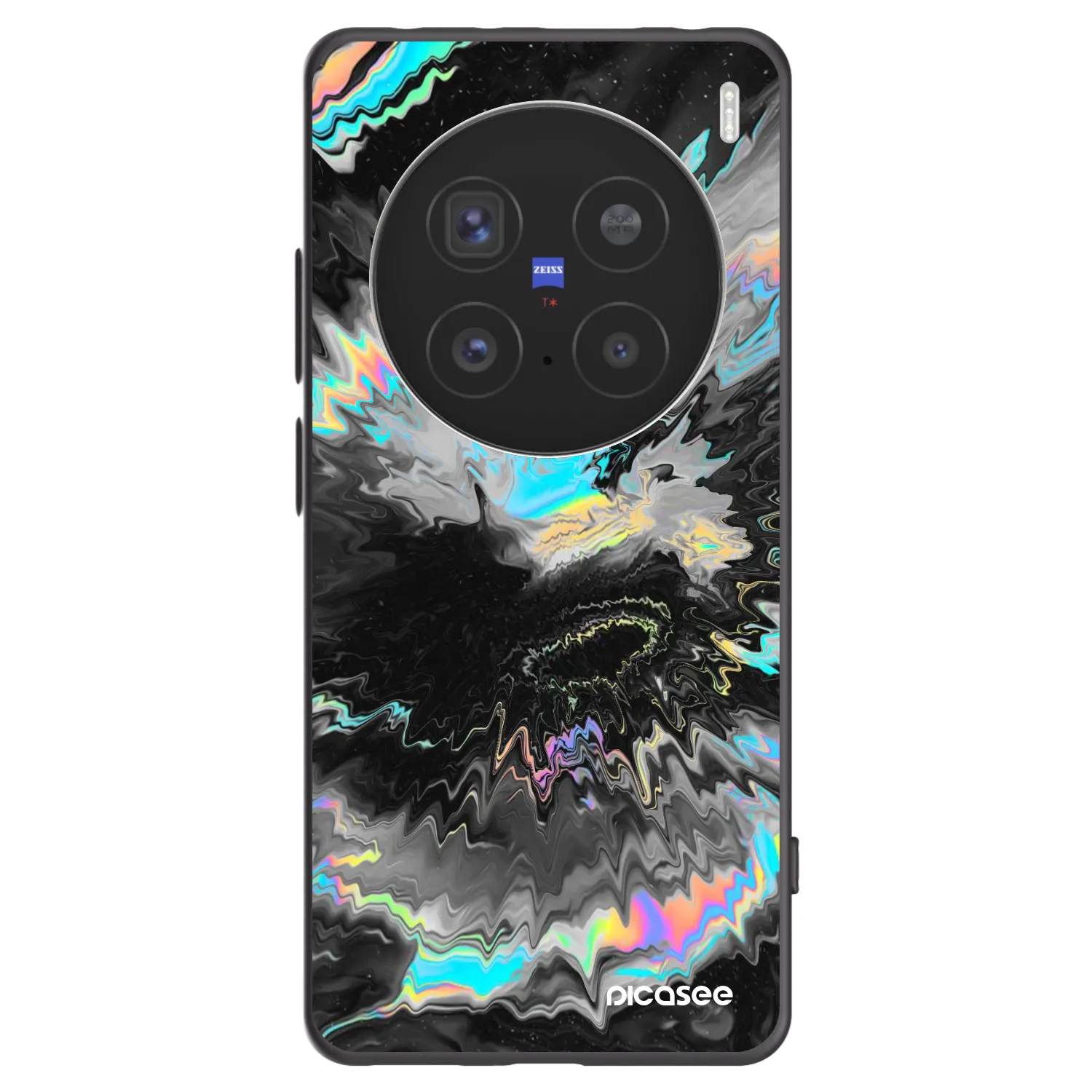 Picasee husă neagră din silicon pentru Vivo X200 Pro - Magnetic