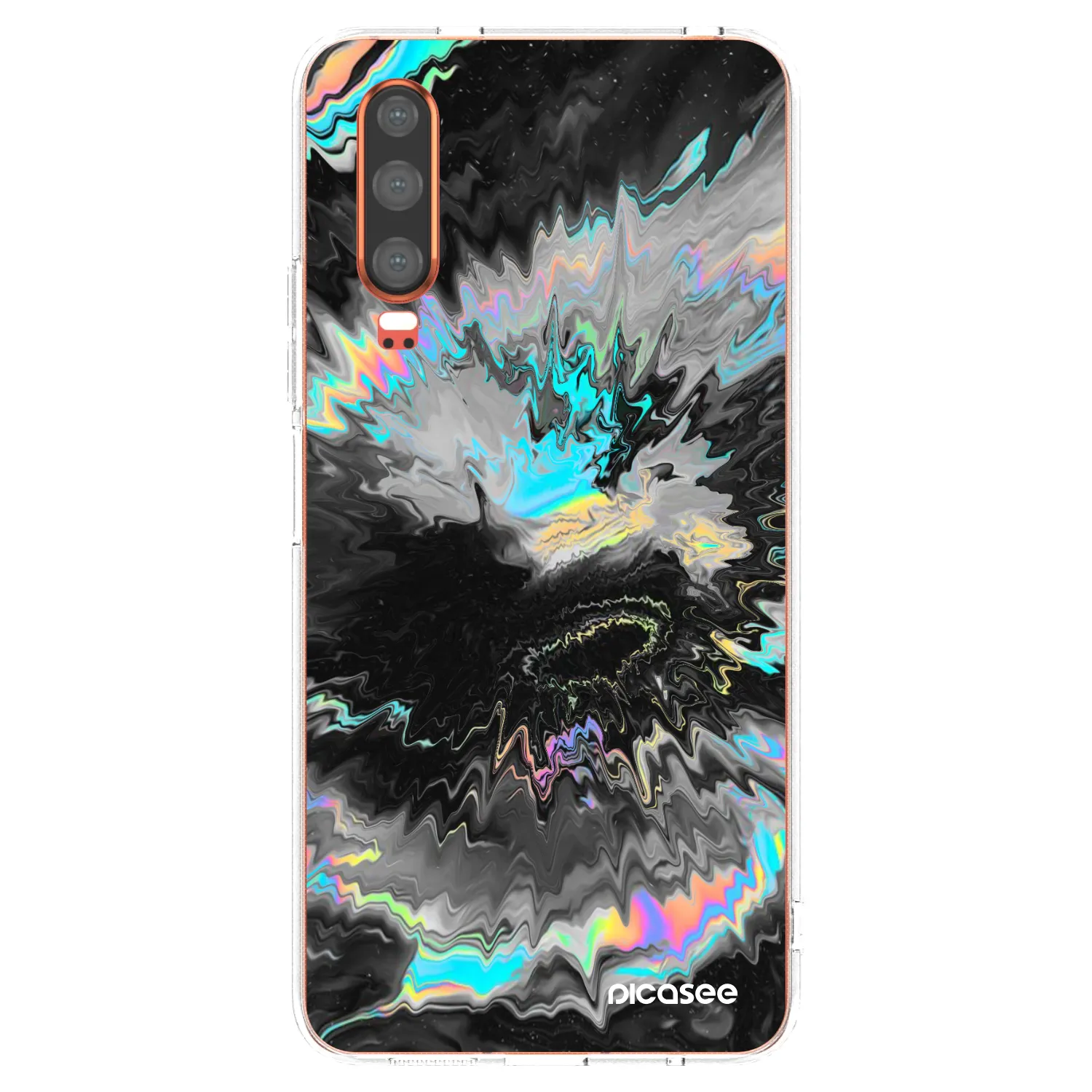 Picasee husă transparentă din silicon pentru Huawei P30 - Magnetic
