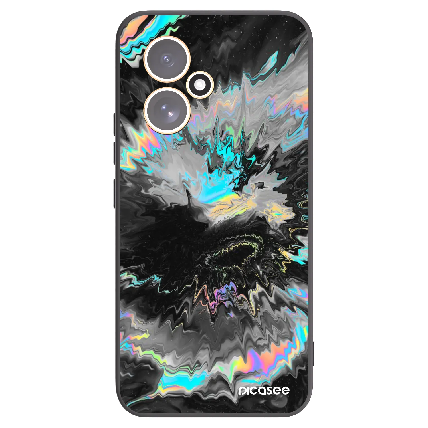 Picasee husă neagră din silicon pentru Honor 400 5G - Magnetic