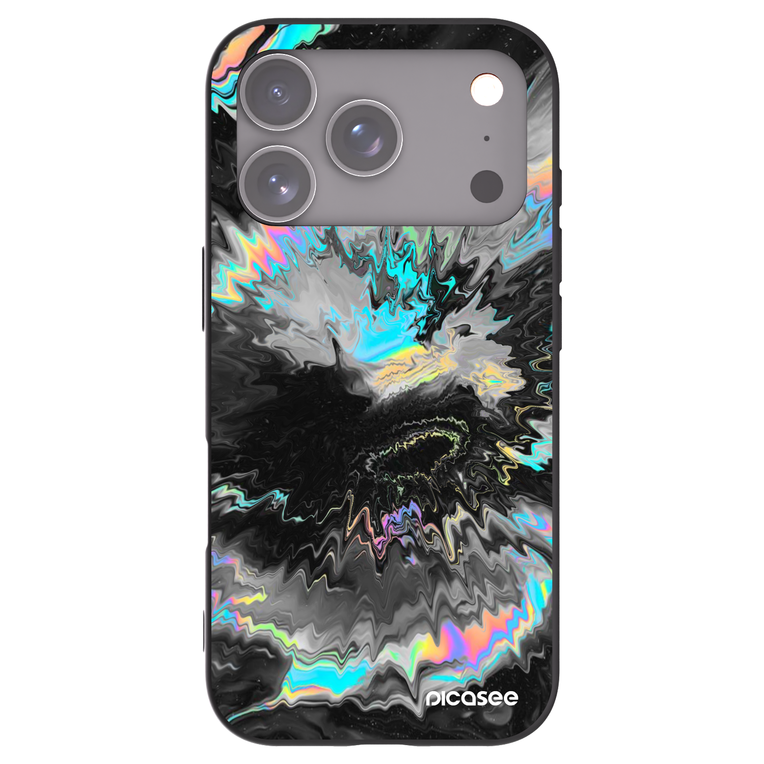 Picasee husă neagră din silicon pentru Apple iPhone 17 Pro - Magnetic