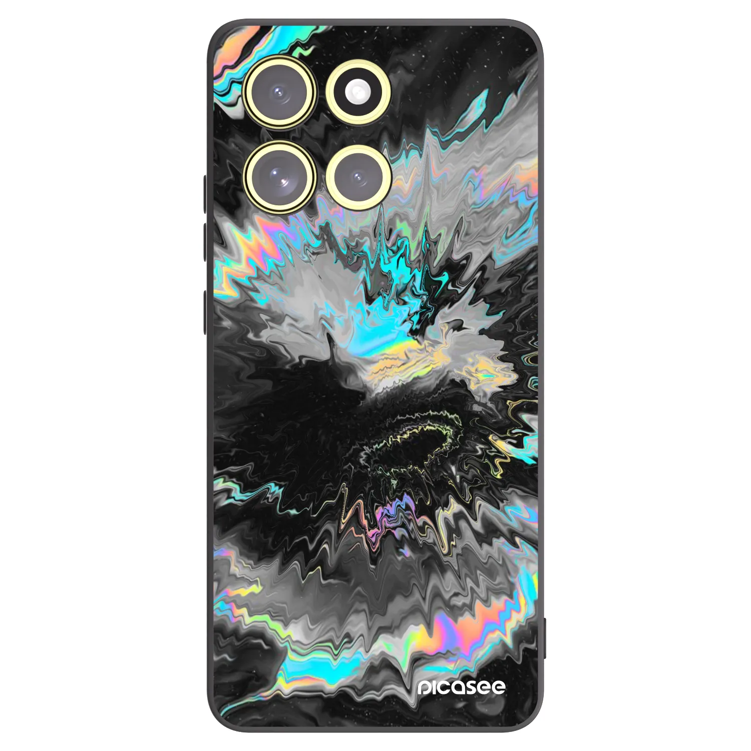 Picasee husă neagră din silicon pentru Motorola Moto G86 5G - Magnetic
