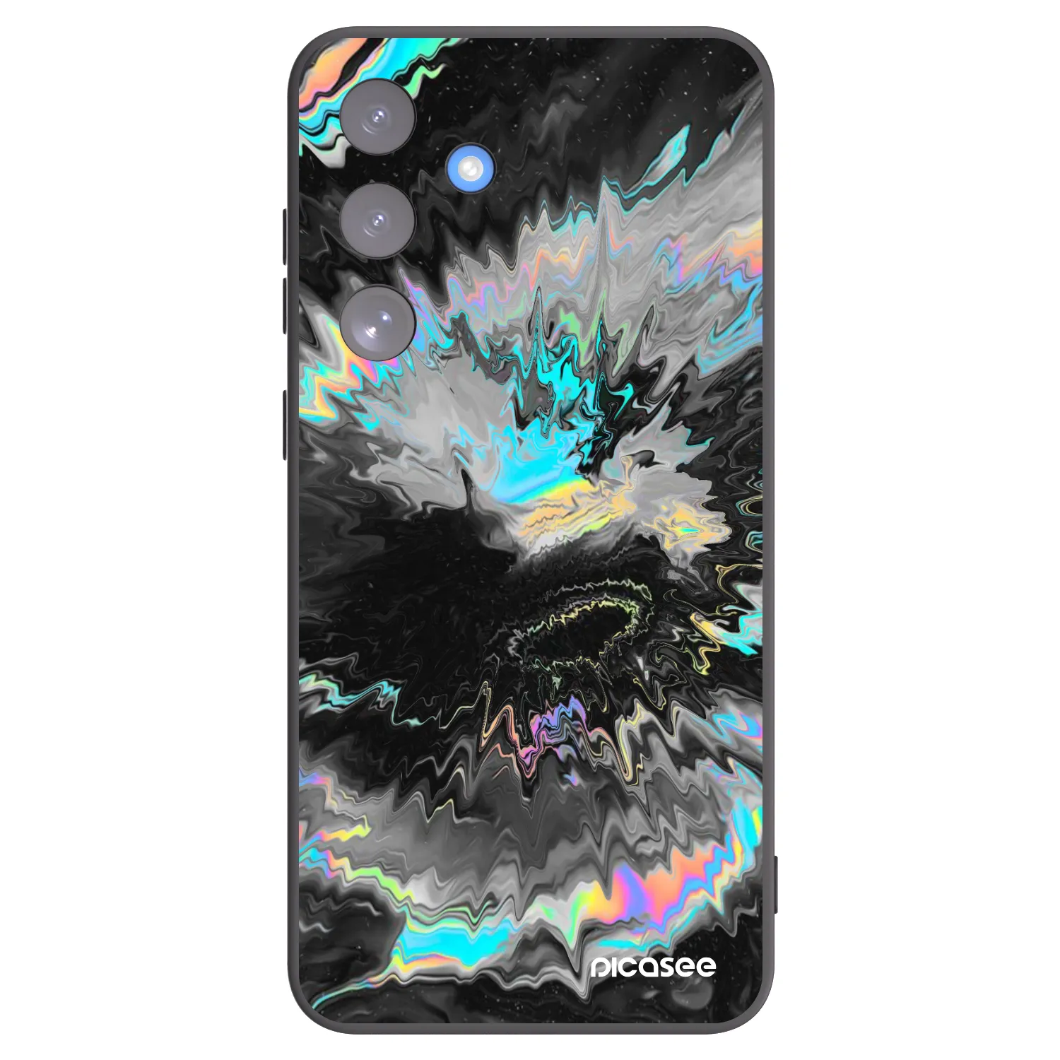 Picasee husă neagră din silicon pentru Samsung Galaxy S25 FE 5G - Magnetic
