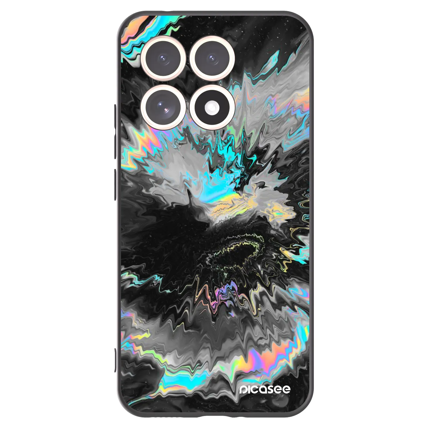 Picasee husă neagră din silicon pentru Xiaomi 15T - Magnetic