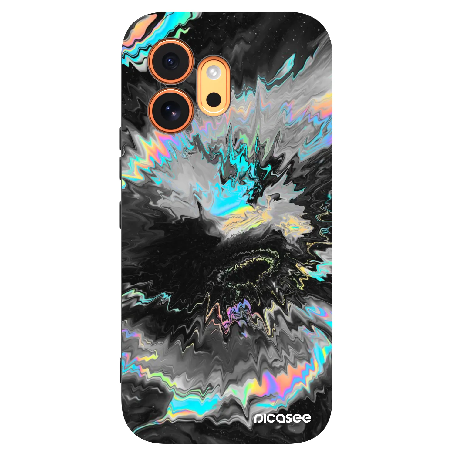 Picasee husă neagră din silicon pentru Honor 600 - Magnetic