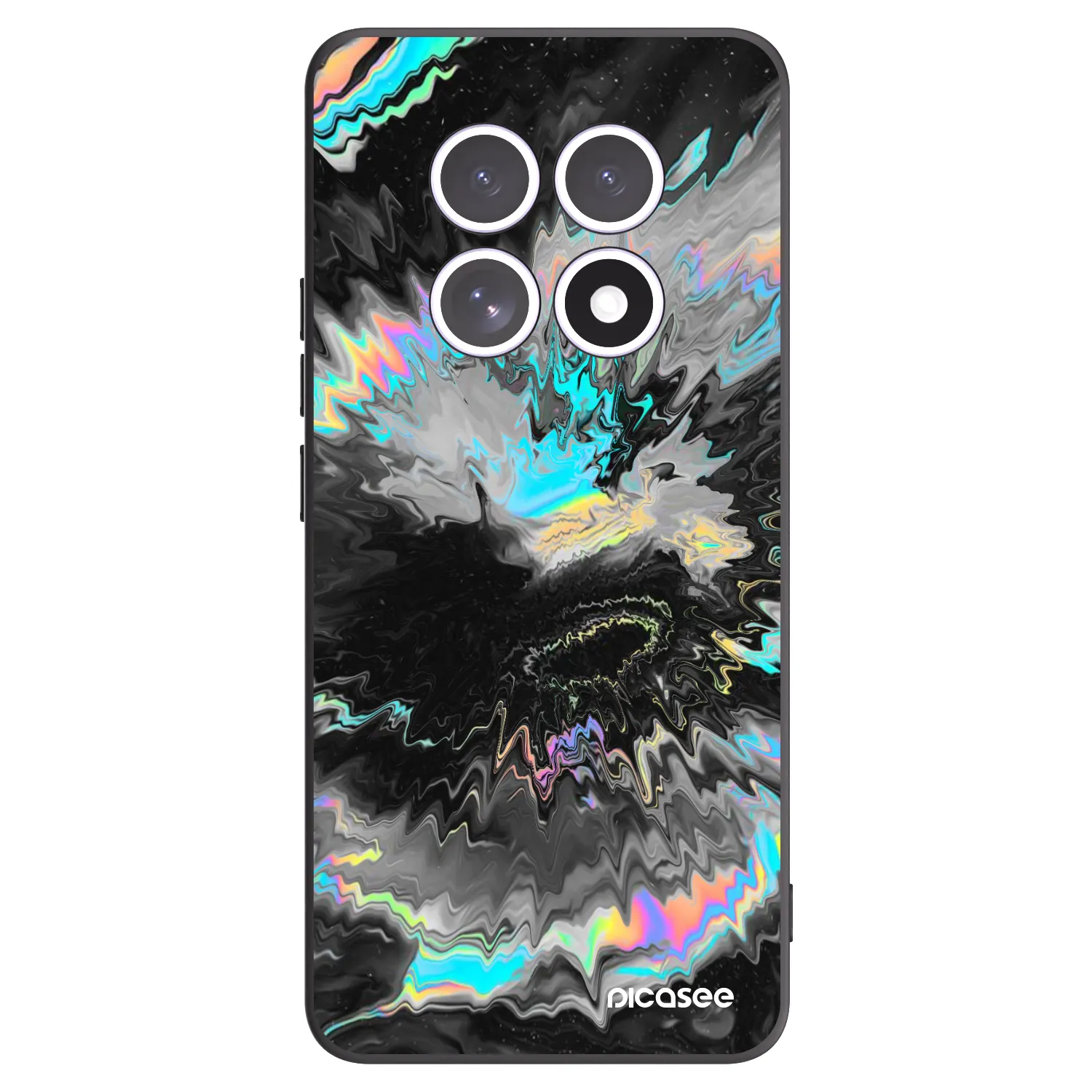 Picasee husă neagră din silicon pentru Xiaomi Redmi Note 15 5G - Magnetic