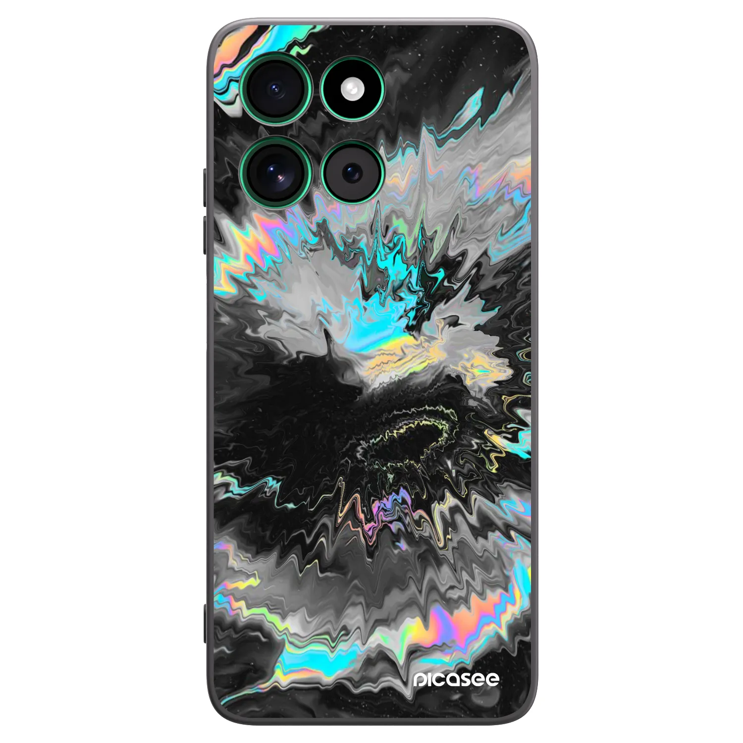 Picasee husă neagră din silicon pentru Motorola Moto G57 Power - Magnetic