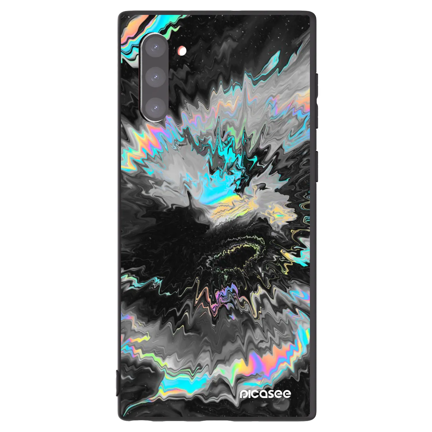Picasee husă neagră din silicon pentru Samsung Galaxy Note 10 N970F - Magnetic