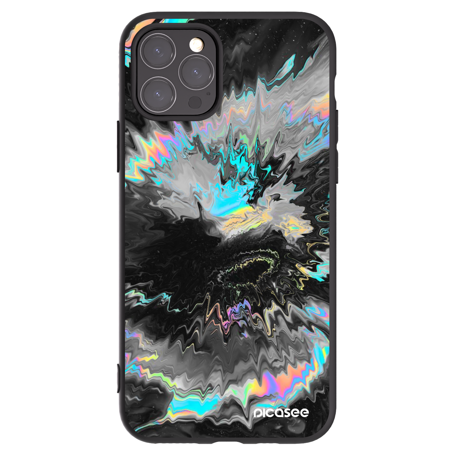 Picasee husă neagră din silicon pentru Apple iPhone 11 Pro - Magnetic