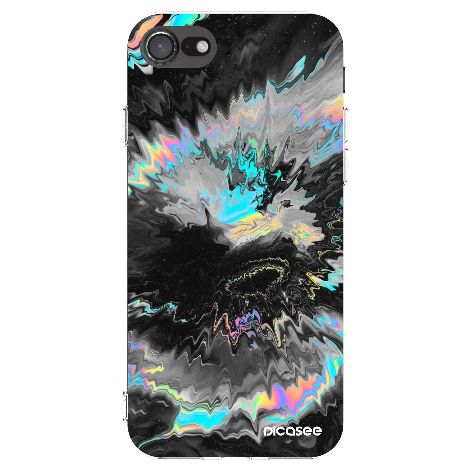 Picasee husă transparentă din silicon pentru Apple iPhone 8 - Magnetic