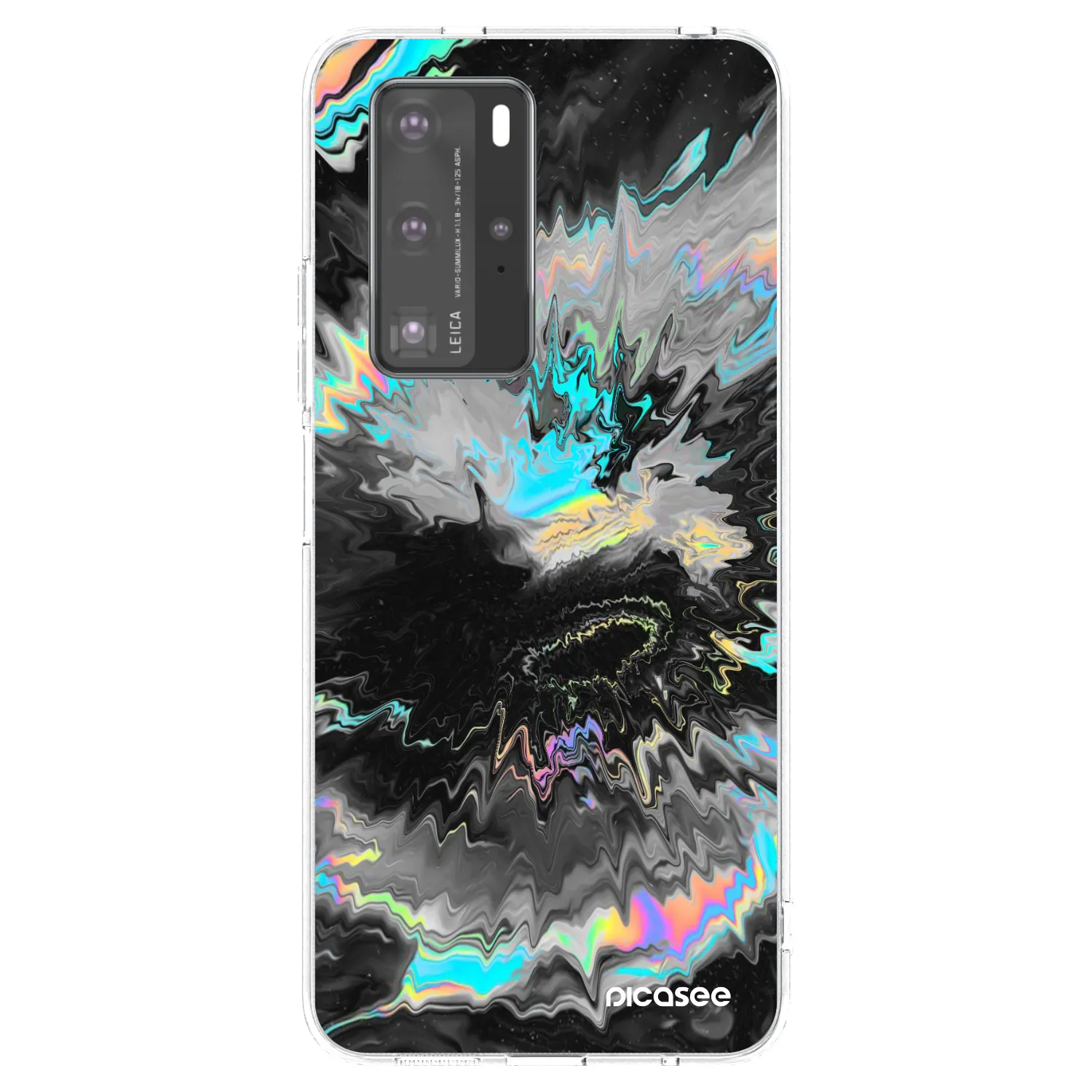 Picasee husă transparentă din silicon pentru Huawei P40 Pro - Magnetic