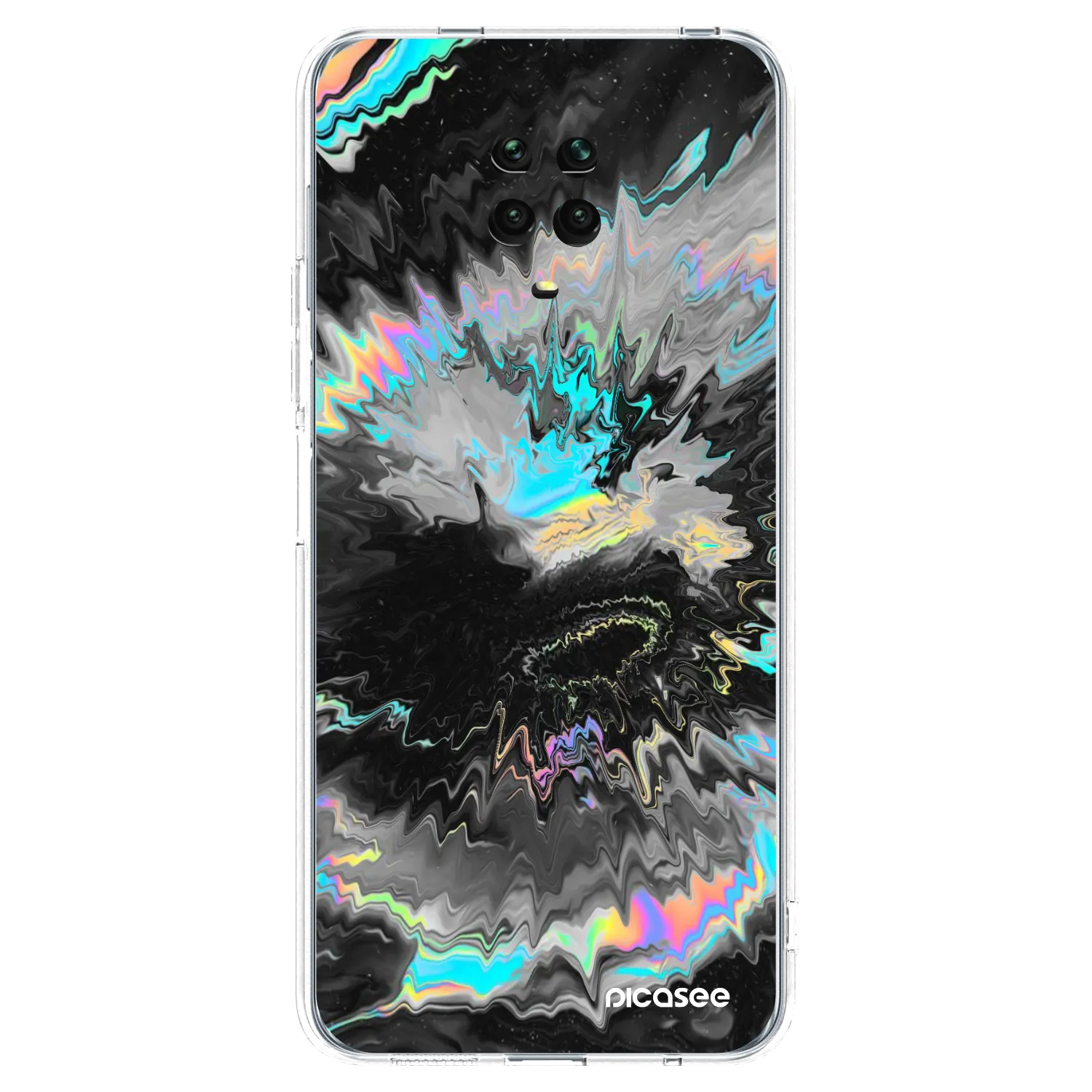 Picasee husă transparentă din silicon pentru Xiaomi Redmi Note 9 Pro - Magnetic
