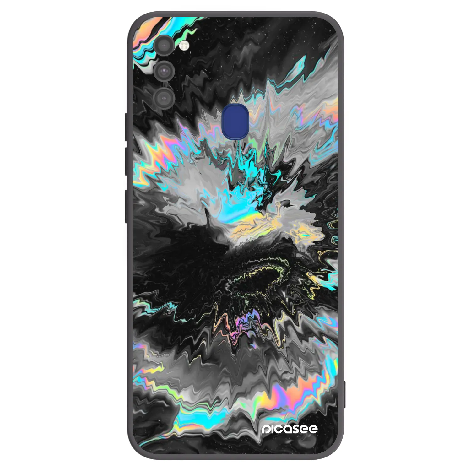 Picasee husă neagră din silicon pentru Samsung Galaxy M21 M215F - Magnetic