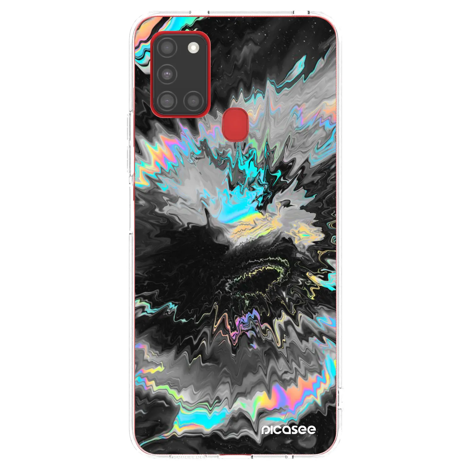 Picasee husă transparentă din silicon pentru Samsung Galaxy A21s - Magnetic