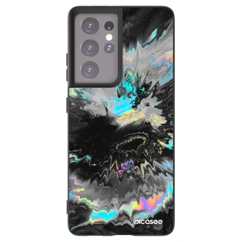 Picasee husă neagră din silicon pentru Samsung Galaxy S21 Ultra 5G G998B - Magnetic