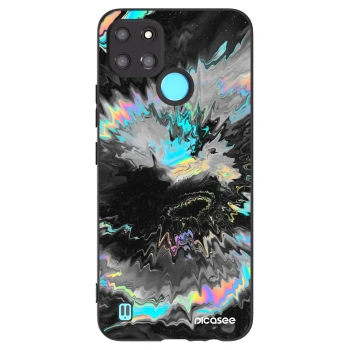 Picasee husă neagră din silicon pentru Realme C21Y - Magnetic