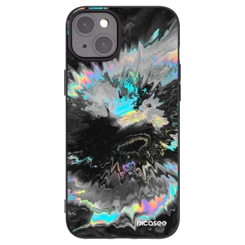 Picasee husă neagră din silicon pentru Apple iPhone 15 Plus - Magnetic