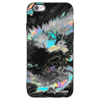 Picasee husă neagră din silicon pentru Apple iPhone 6/6S - Magnetic
