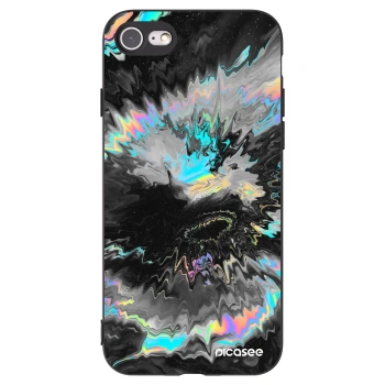 Picasee husă neagră din silicon pentru Apple iPhone 8 - Magnetic