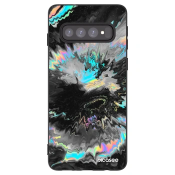 Picasee husă neagră din silicon pentru Samsung Galaxy S10 G973 - Magnetic