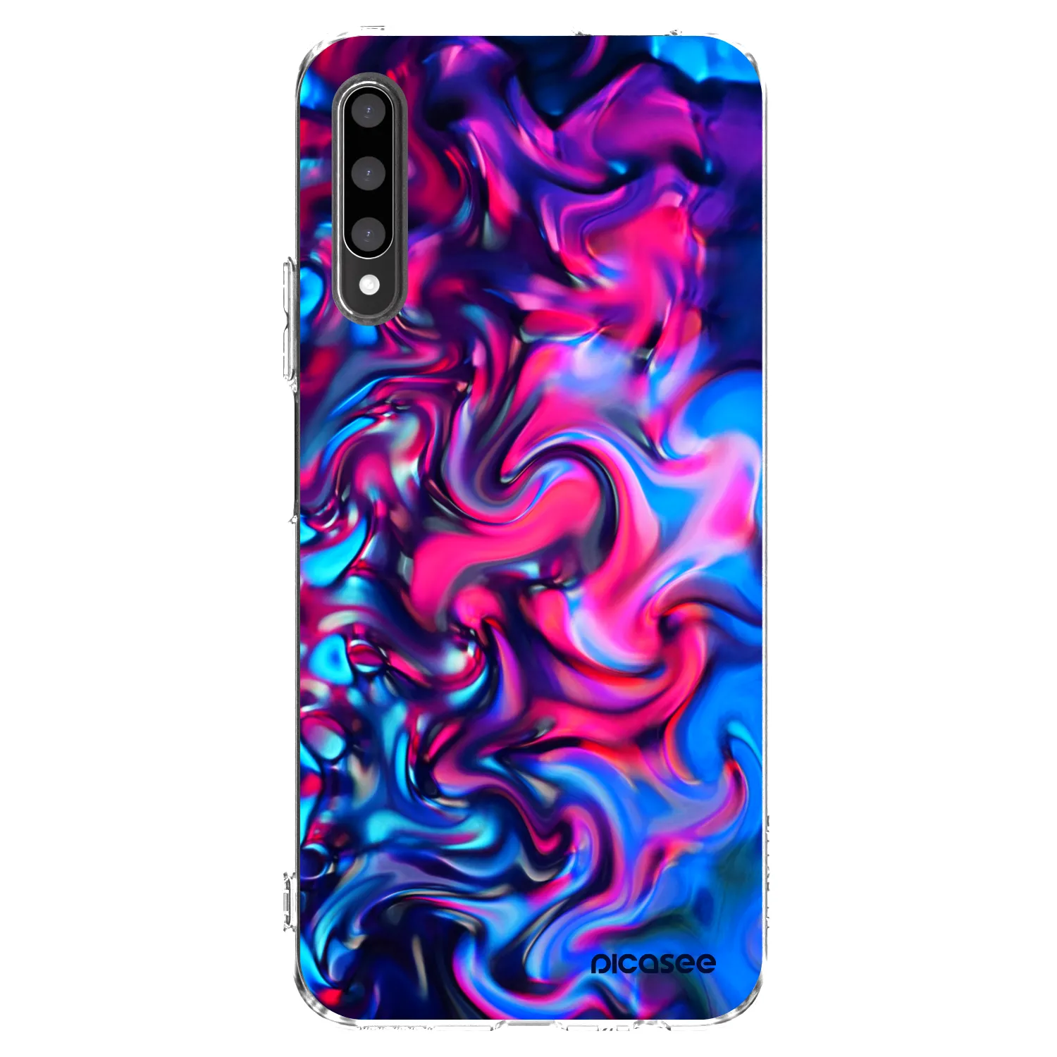 Picasee husă transparentă din silicon pentru Honor 9X Pro - Redlight