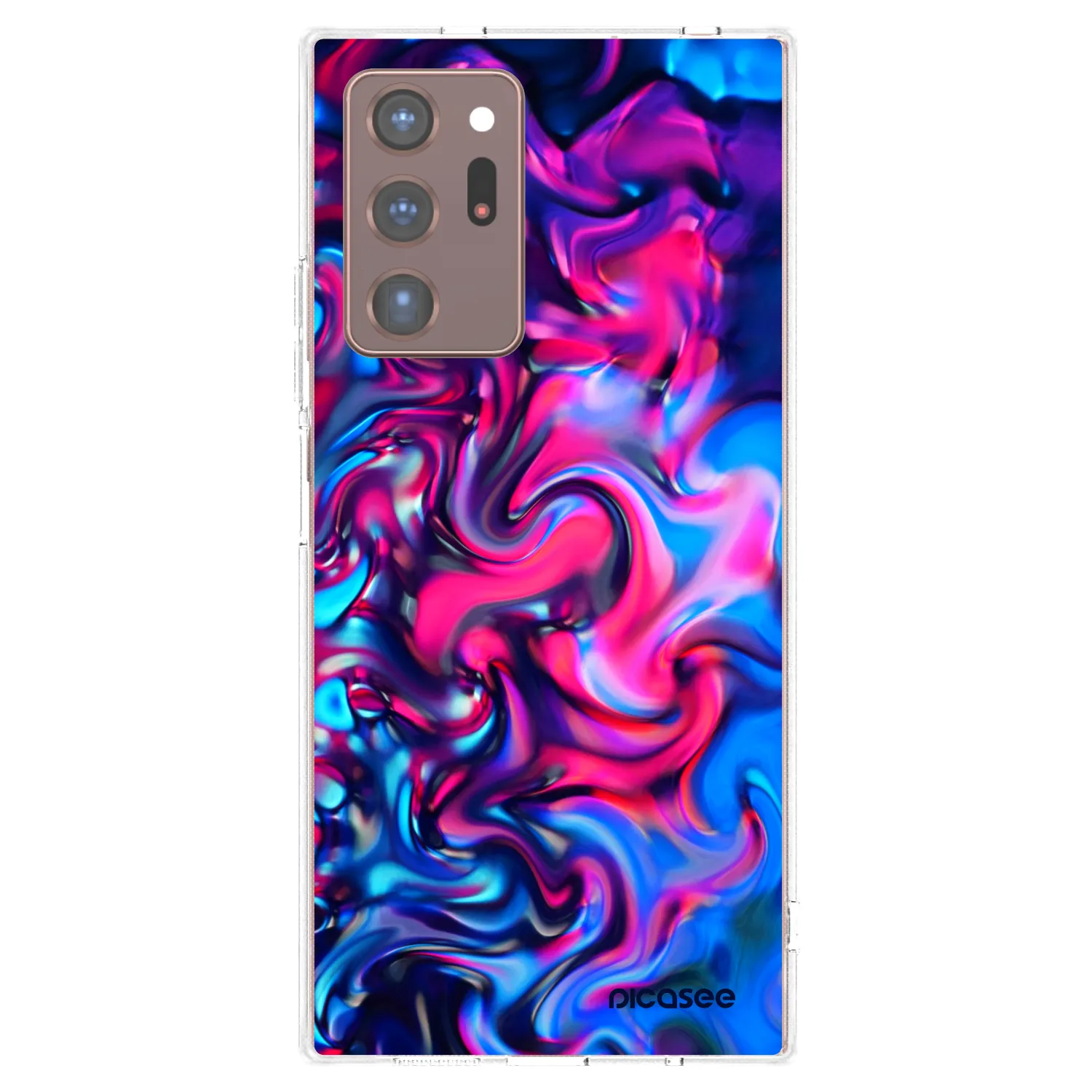 Picasee husă transparentă din silicon pentru Samsung Galaxy Note 20 Ultra - Redlight