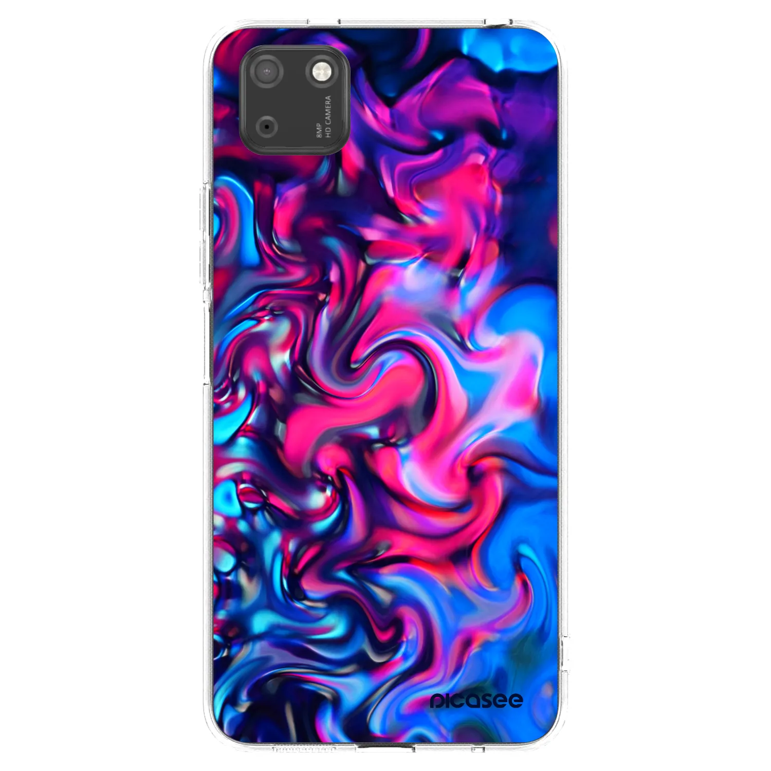 Picasee husă transparentă din silicon pentru Huawei Y5P - Redlight