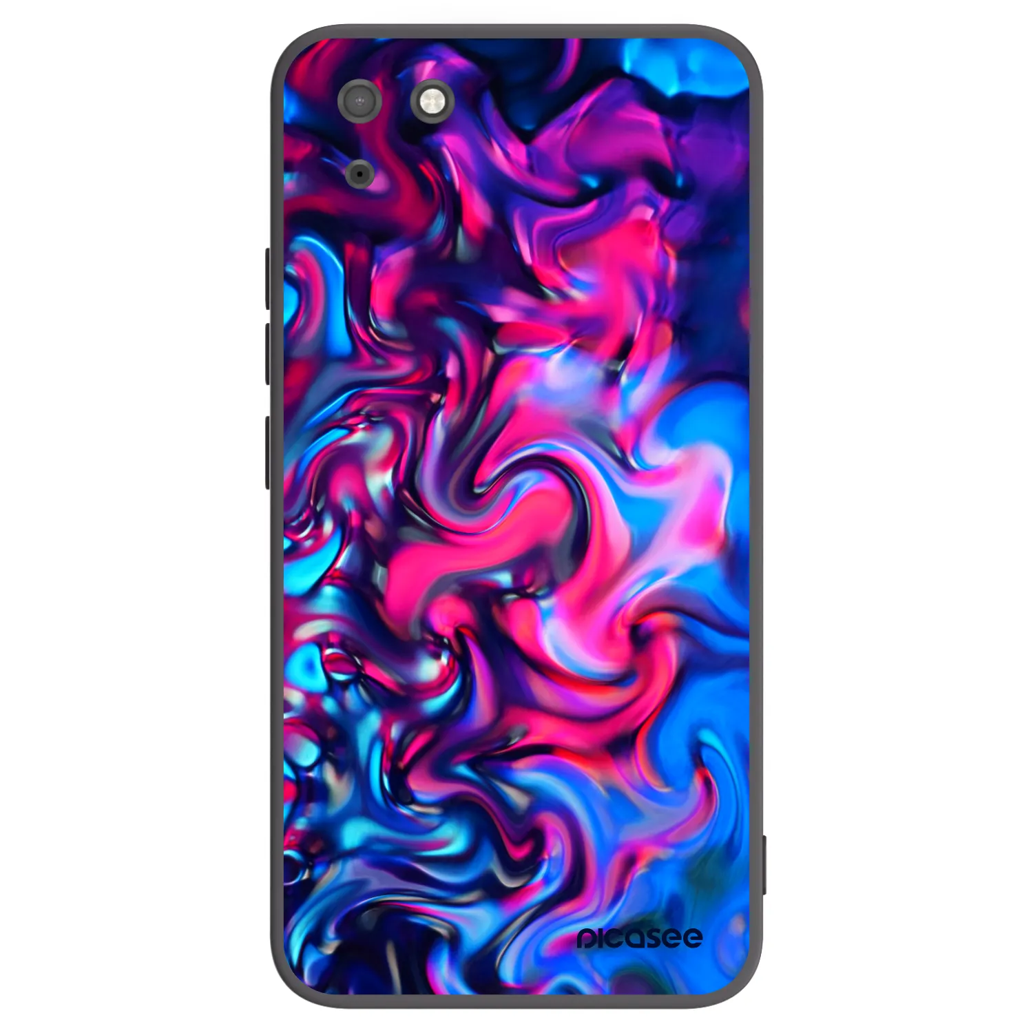 Picasee husă neagră din silicon pentru Huawei Y5P - Redlight