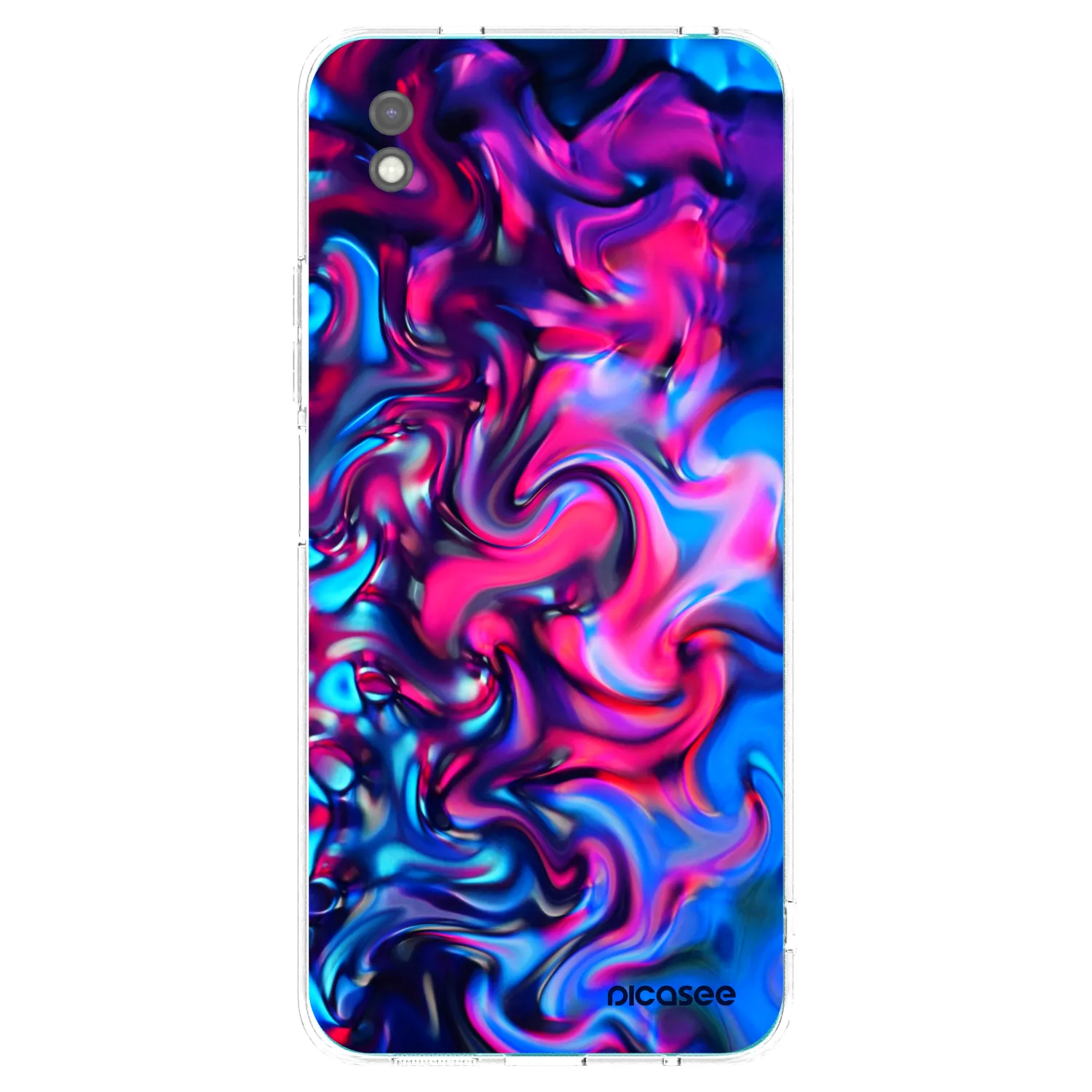 Picasee husă neagră din silicon pentru Xiaomi Redmi 9A - Redlight