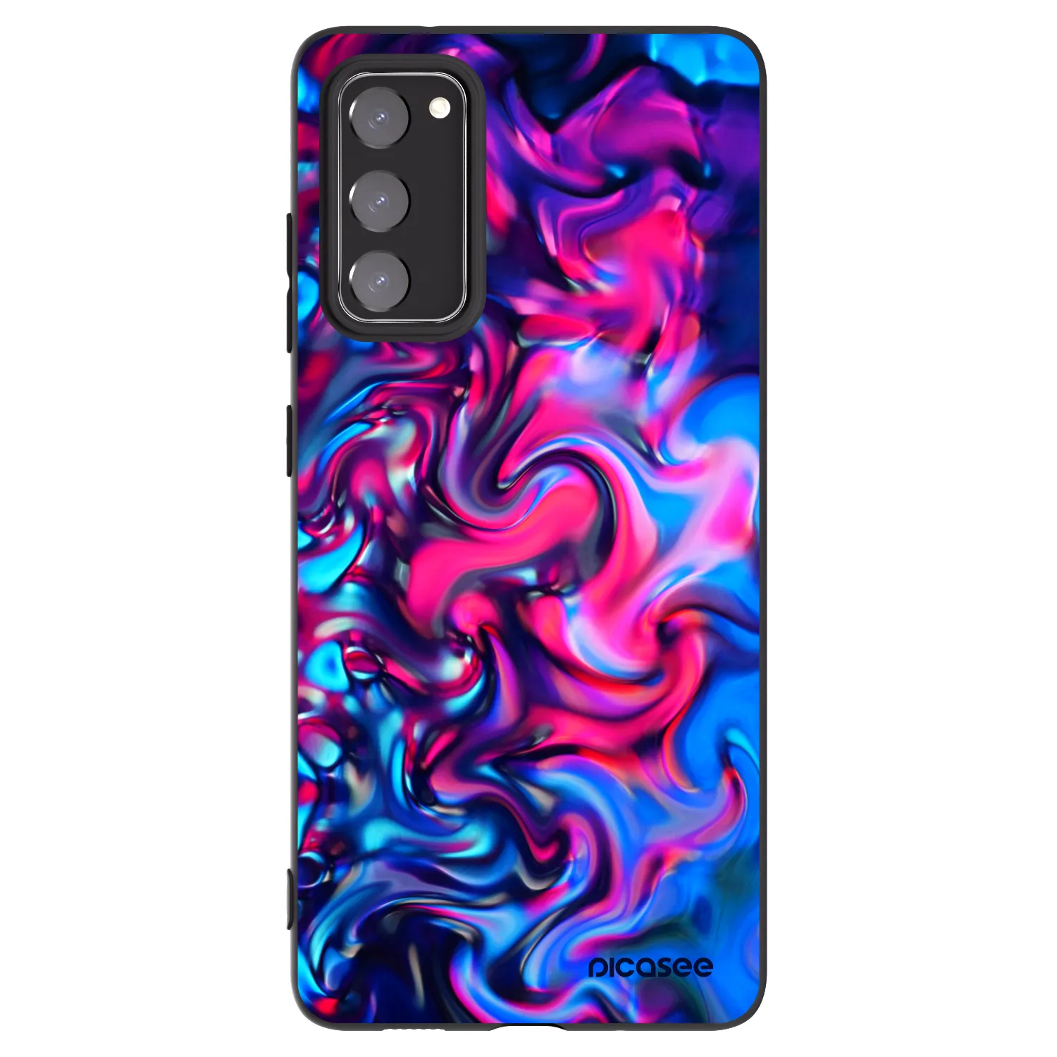 Picasee husă neagră din silicon pentru Samsung Galaxy S20 FE - Redlight