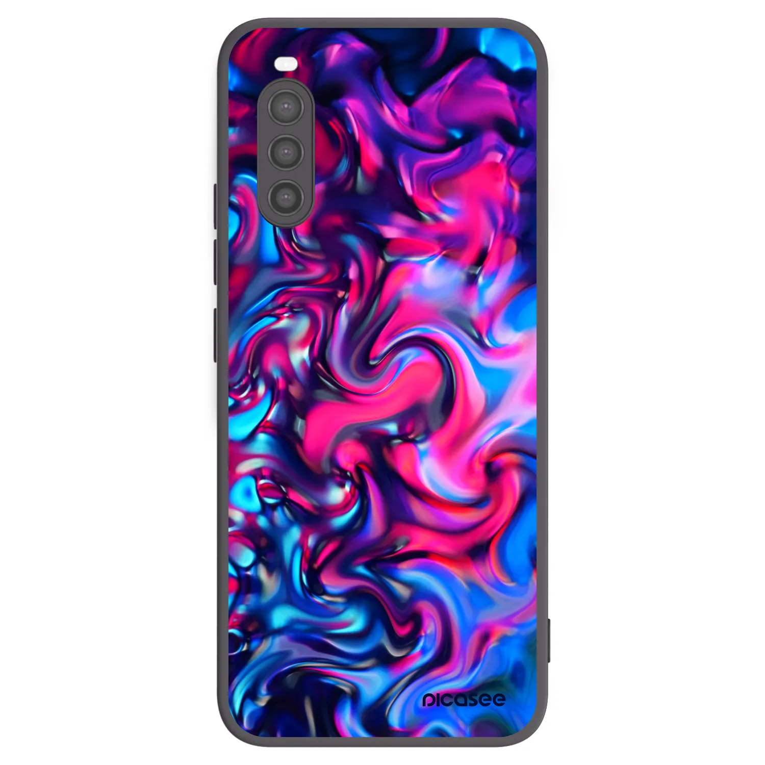 Picasee husă neagră din silicon pentru Sony Xperia 10 II - Redlight