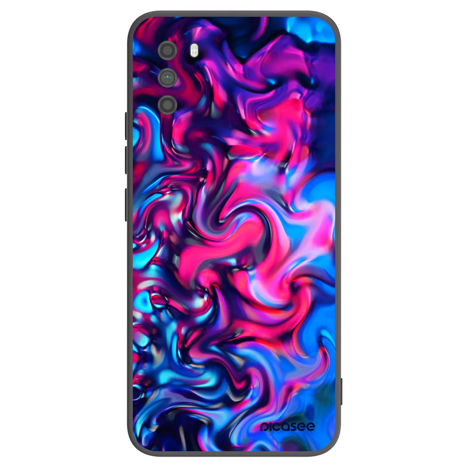 Picasee husă neagră din silicon pentru Xiaomi Poco M3 - Redlight