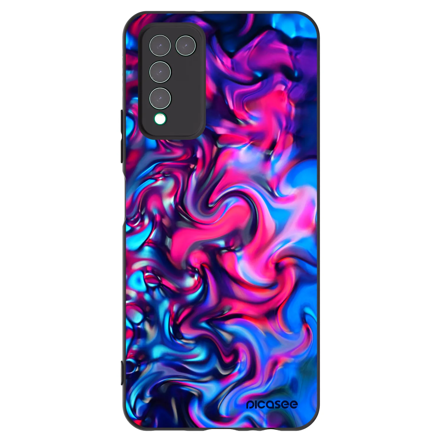 Picasee husă neagră din silicon pentru Honor 10X Lite - Redlight